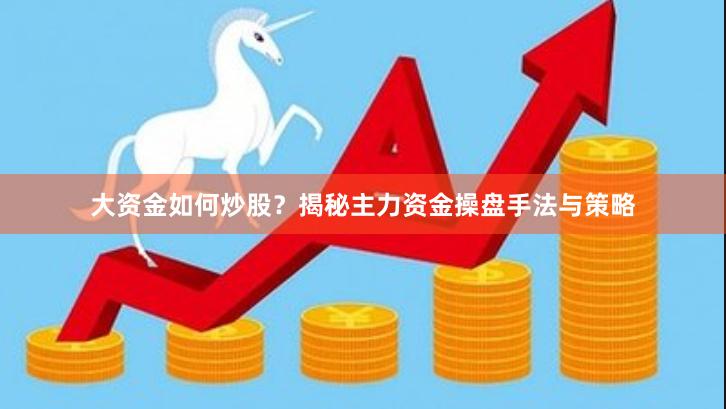 大资金如何炒股？揭秘主力资金操盘手法与策略